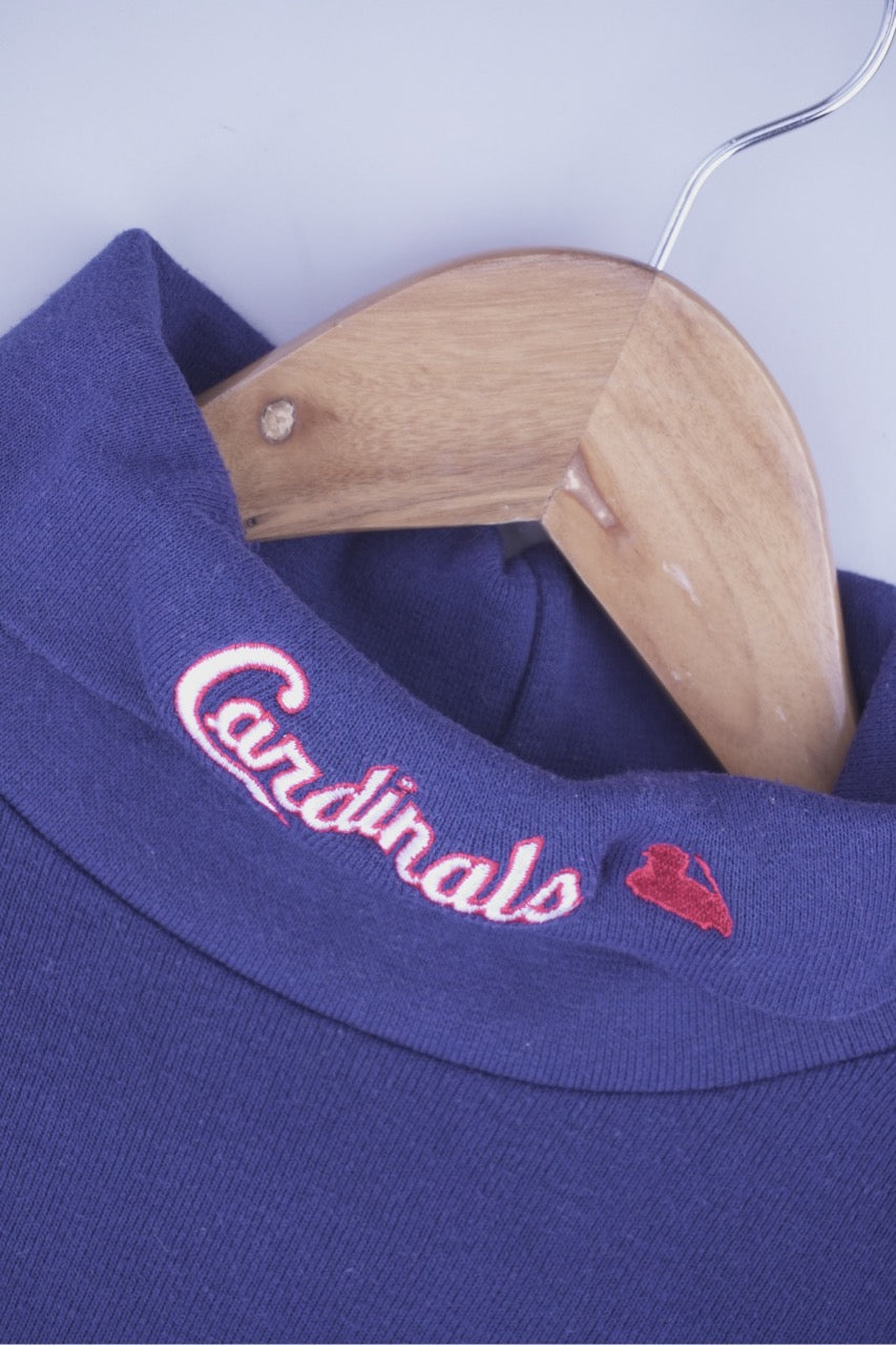 90s Majestic ST. Louis Cardinals ML B Sweatshirt Navy Blue M