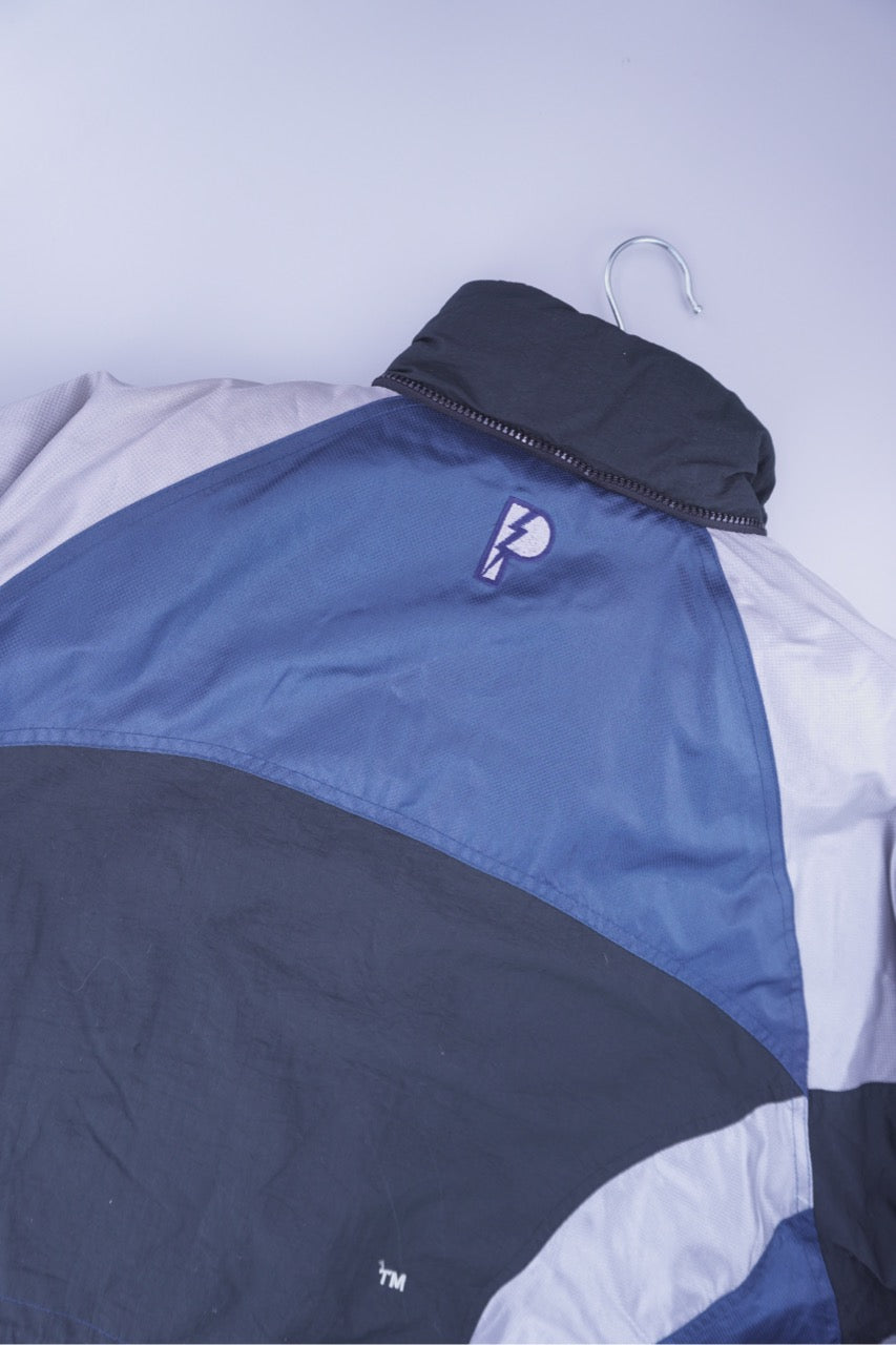 90s ProPlayer Georgetown Hoyas NCAA Jacket Black Grey XL
