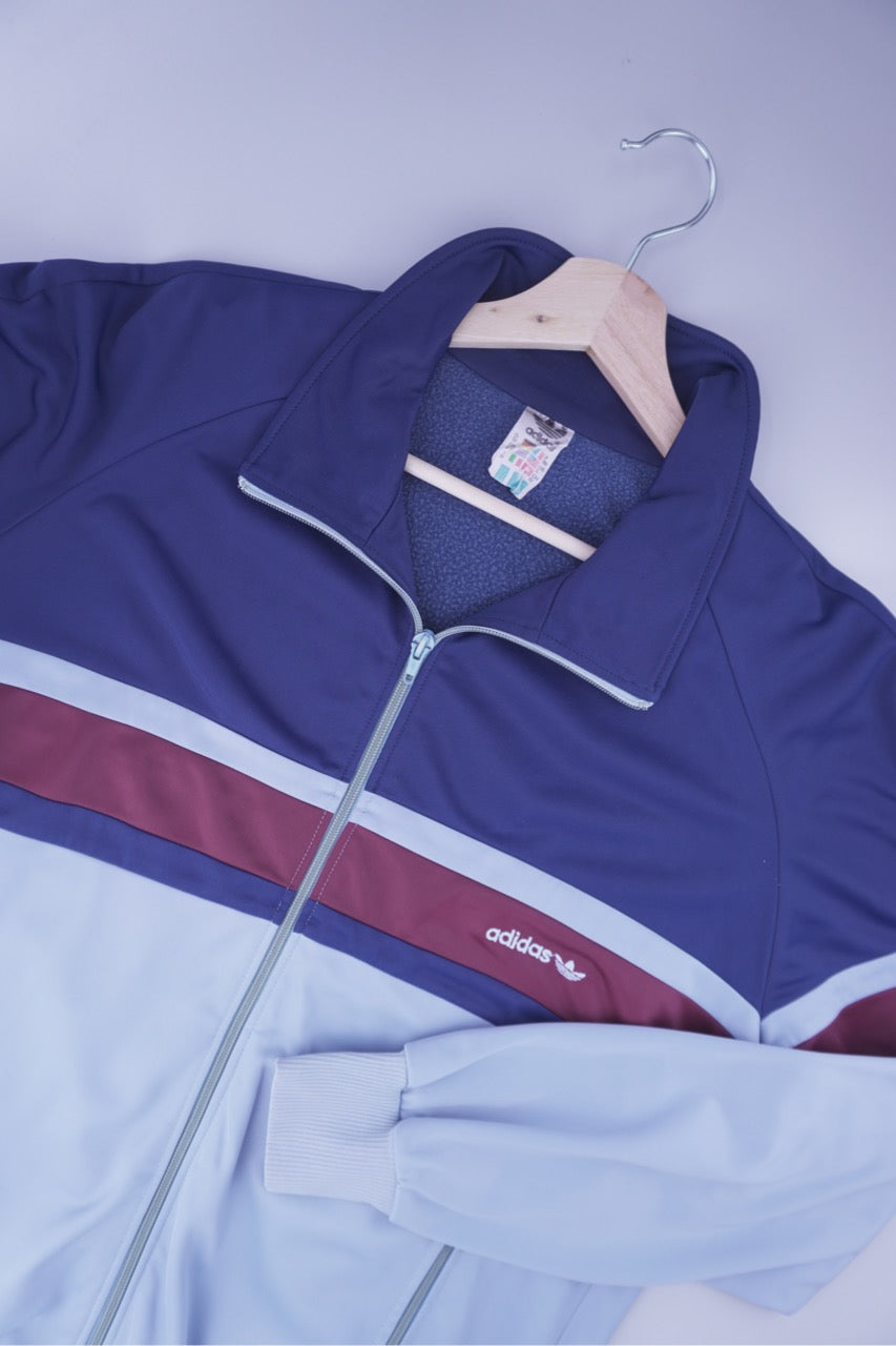 90s Adidas Trackjacket Blue Babyblue M