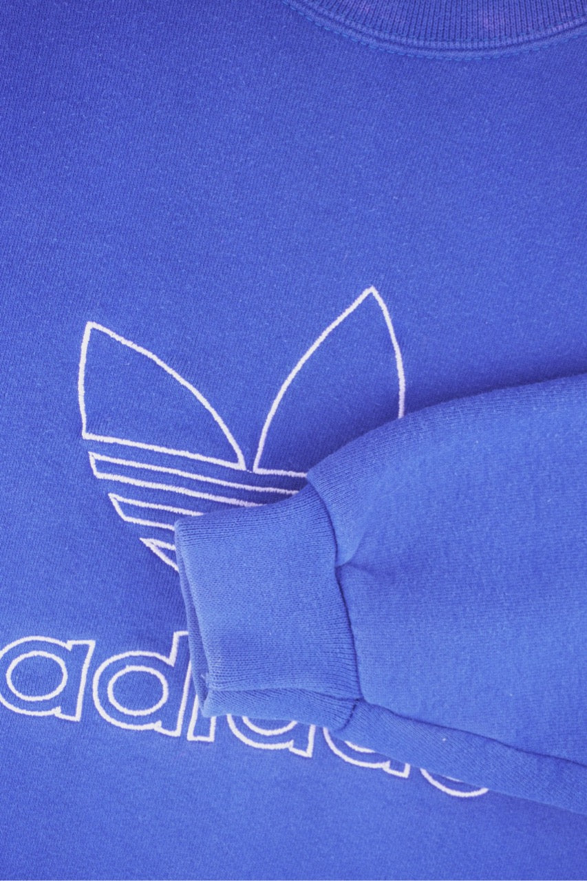 90s Adidas Sweatshirt Blue L