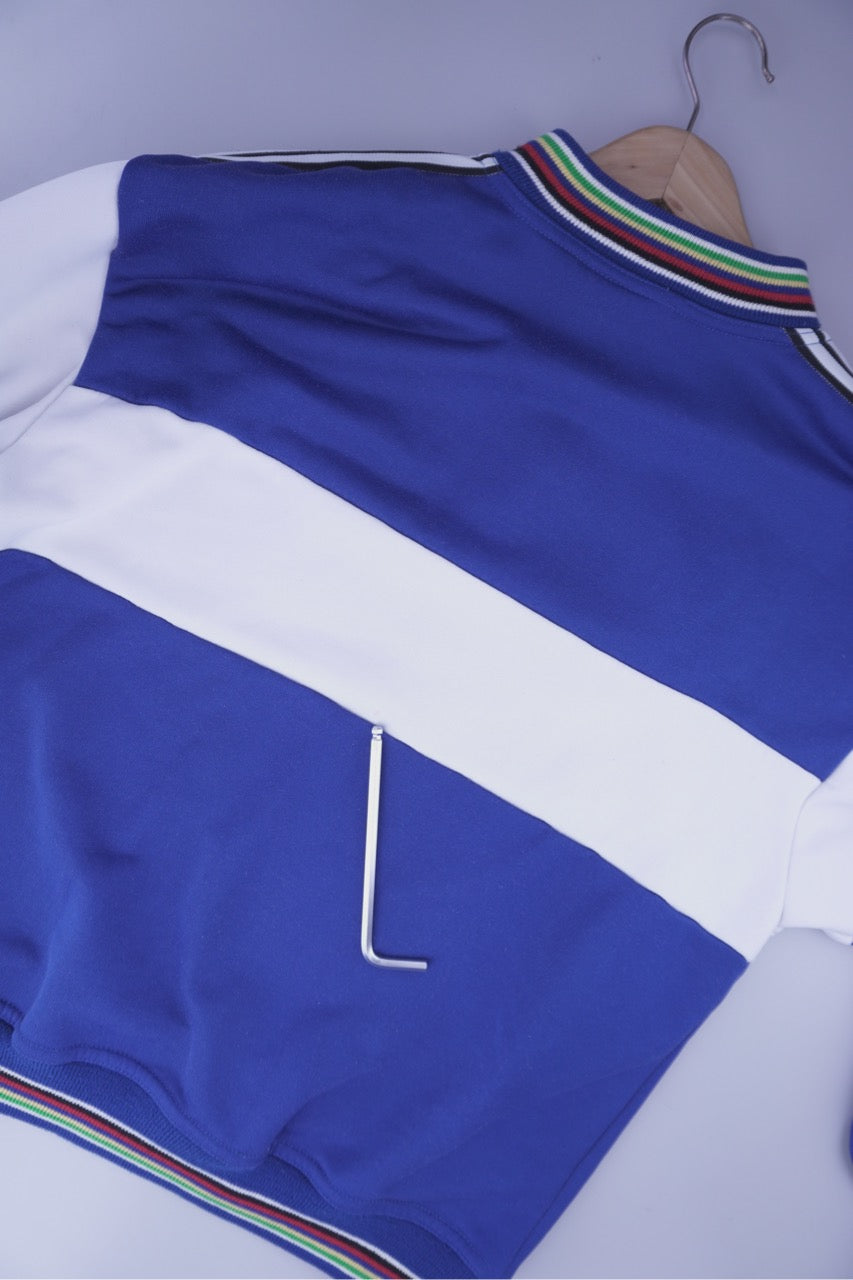 90s Adidas Cycling Sweatshirt Blue S