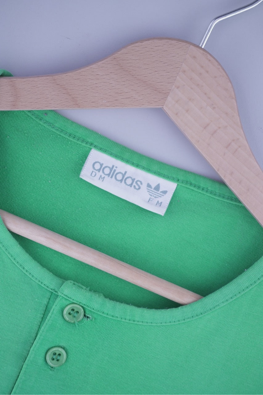 90s Adidas Basketball T-Shirt Green M