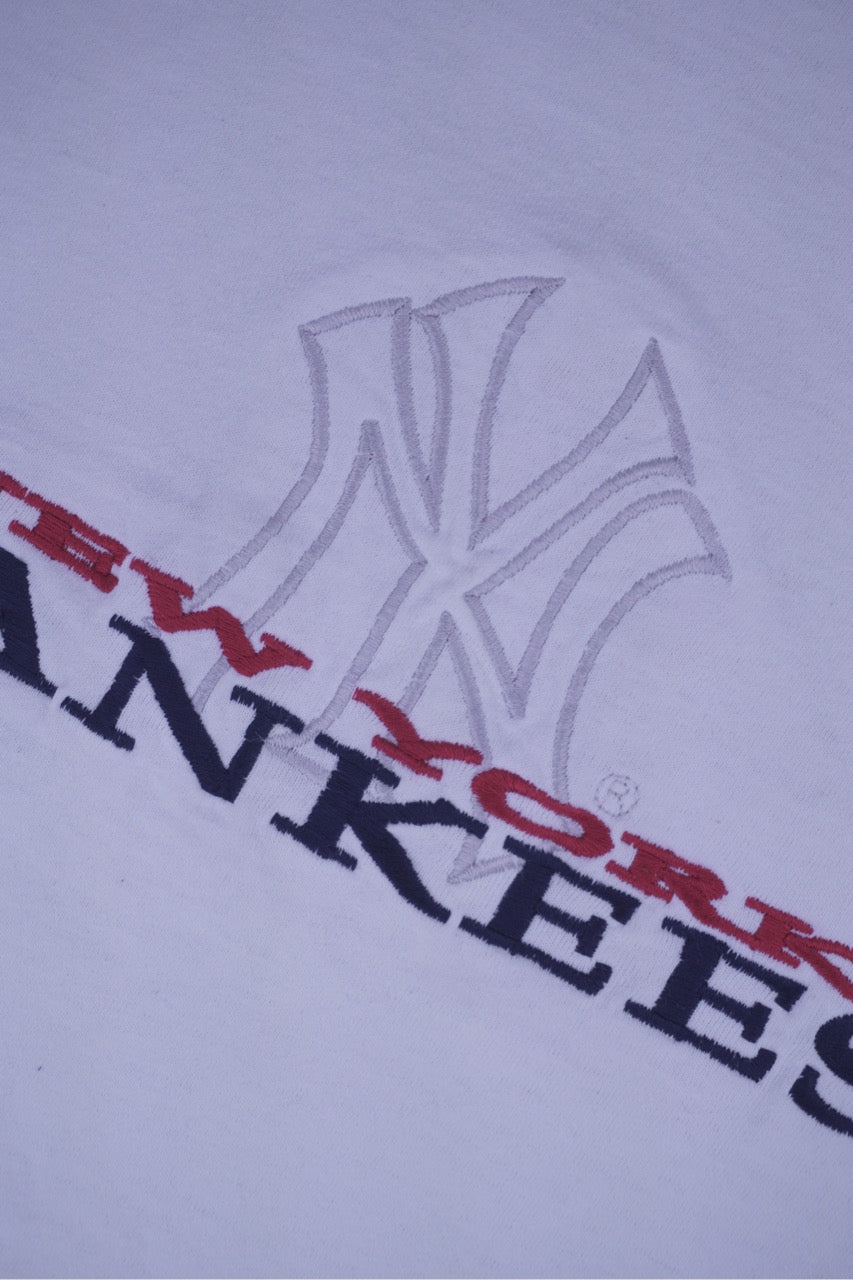 90s Lee Sport New York Yankees MLB T-Shirt White XL