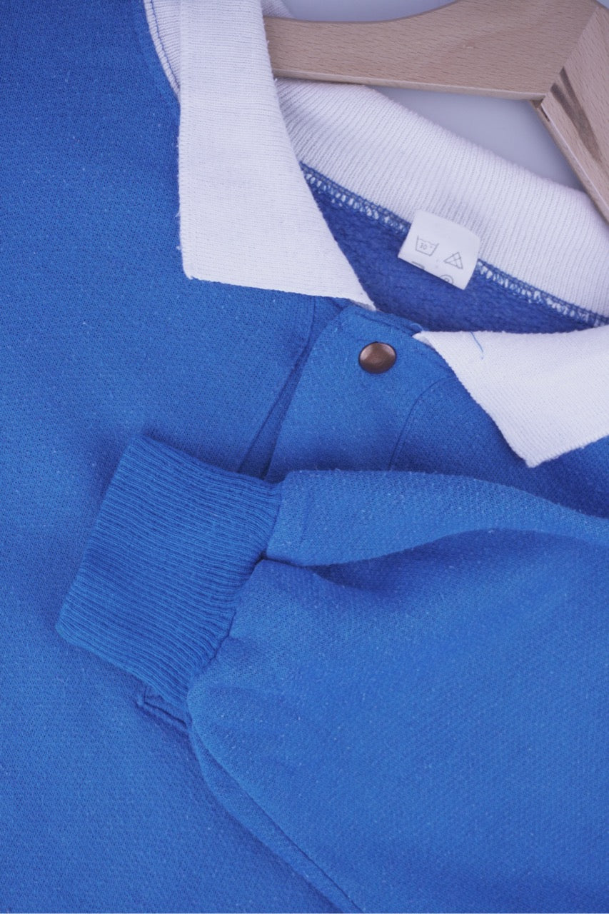 80s Unbranded Sweatshirt Blue M/L