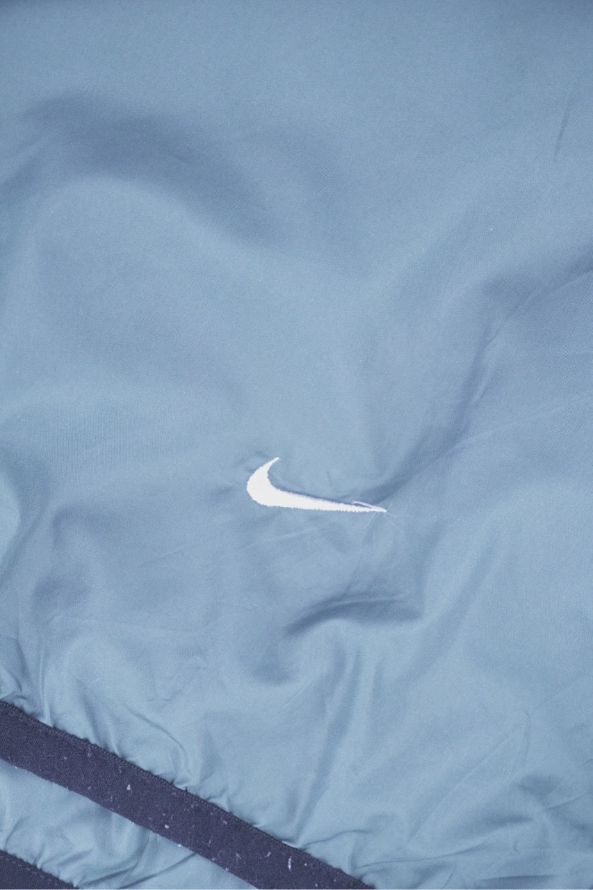 90s Nike Windbreaker Pullover Cyan XL