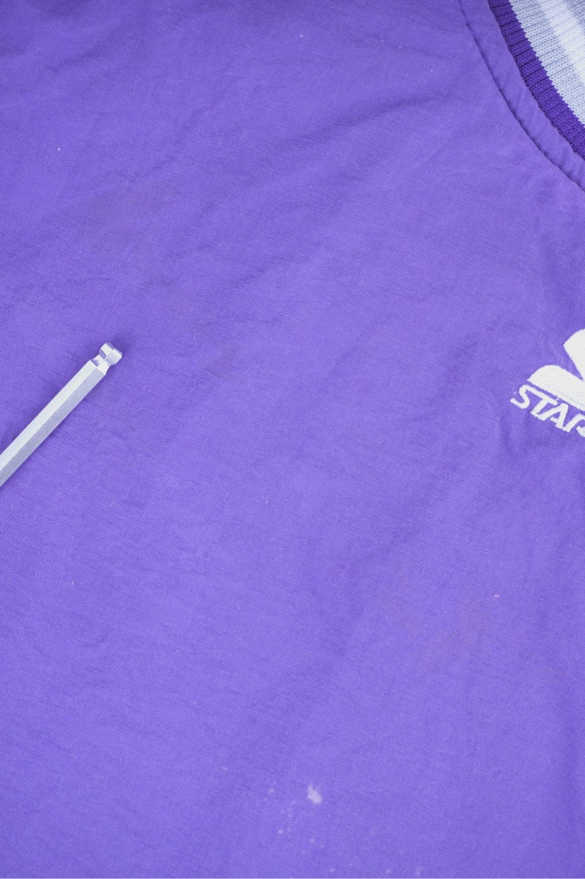 90s Starter Sacramento Kings NBA Pullover Purple M/L