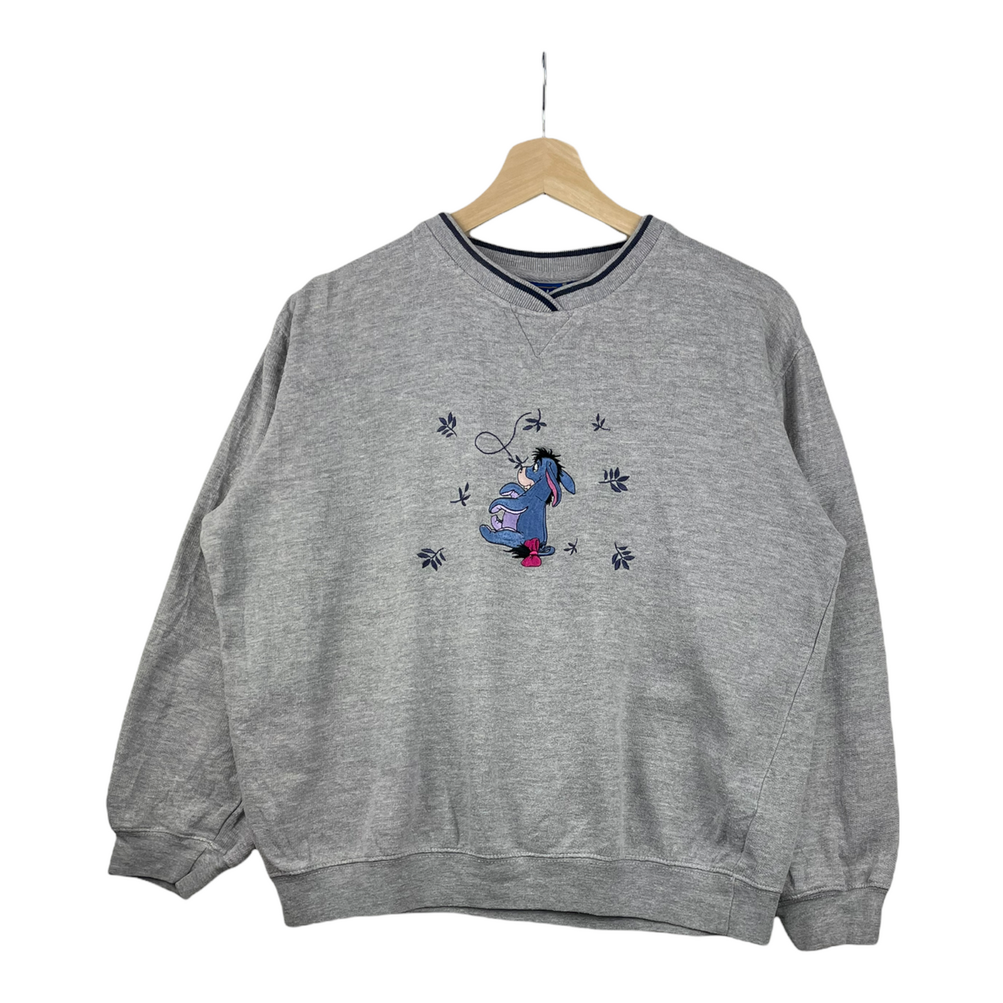 00s Disney Pooh Sweatshirt Grey M