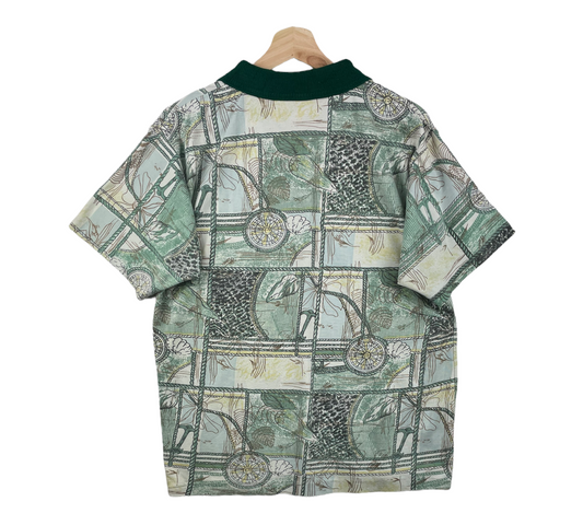90s Otaya Polo Green M