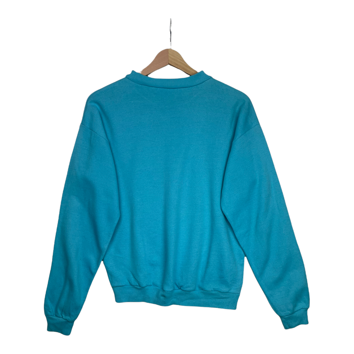 80s Unbranded Sweatshirt Turqoise S