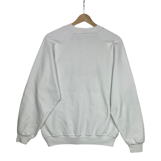 80s Jerzees Hard Rock Cafe New York Sweatshirt White L