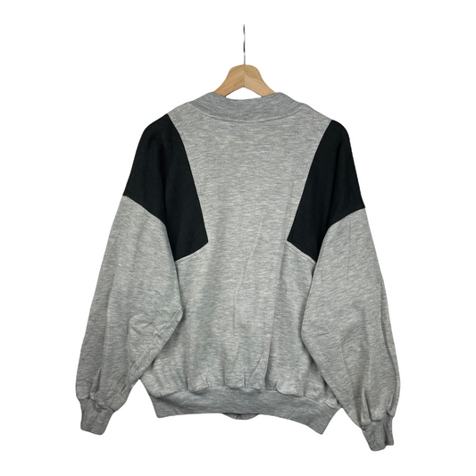 90s Adidas Sweatshirt Grey Blue L