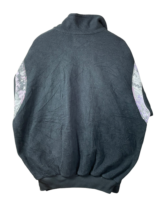 90s Benger Sportswear Crazy Fleece Black L