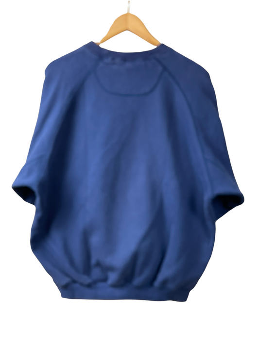 00s Adidas Sweatshirt Navy Orange L