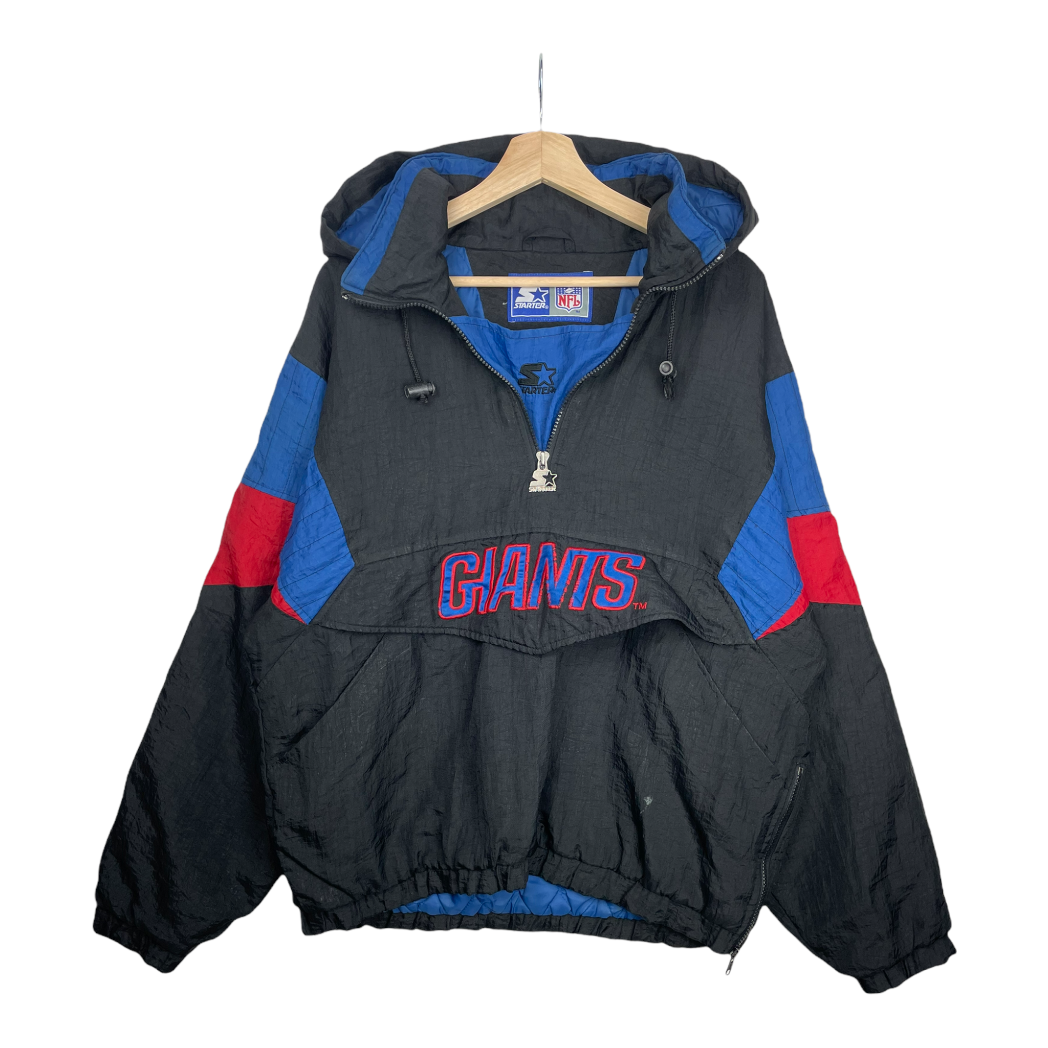 Vintage 90s New York Giants Starter Jacket Mens Size XL NFL Football