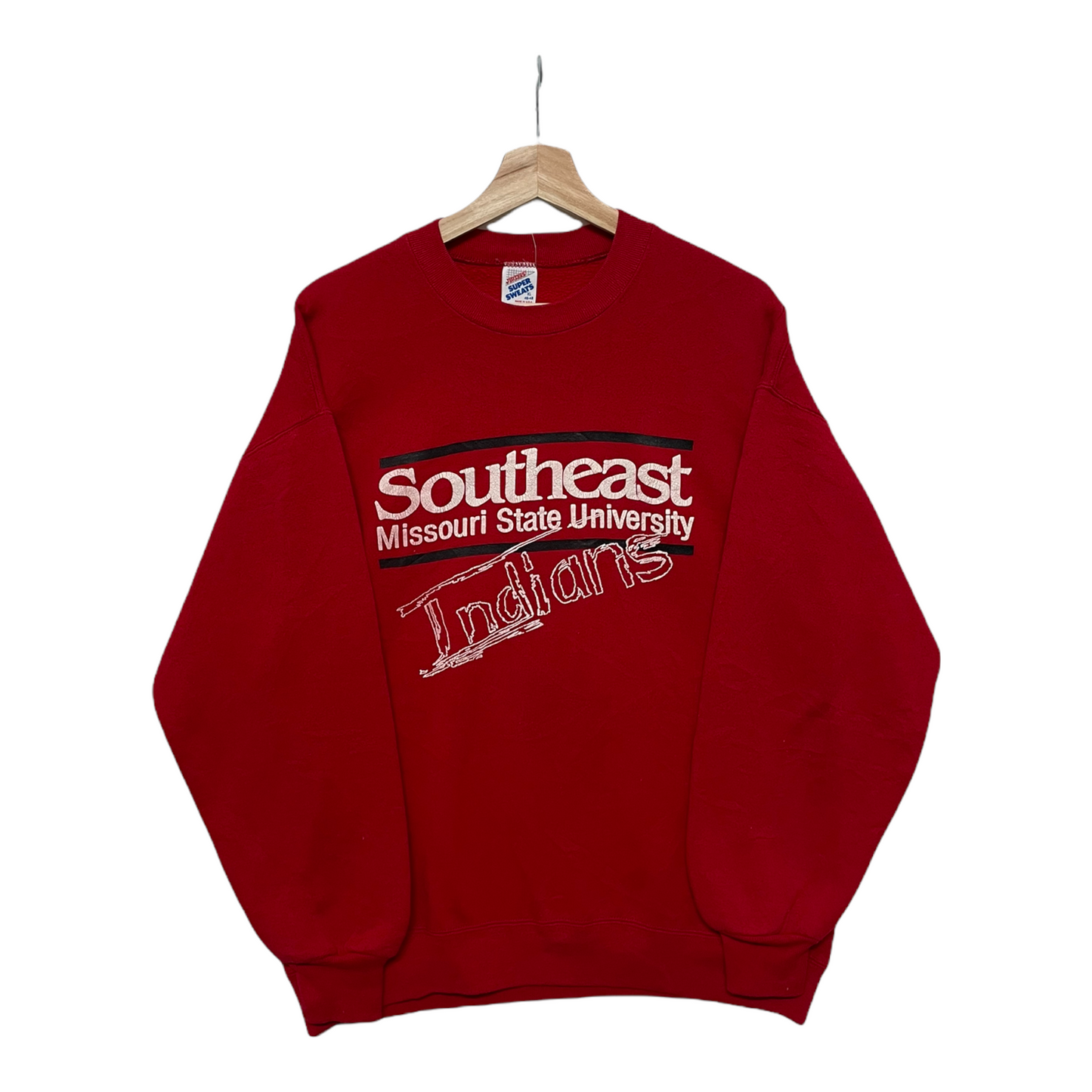 90s Jerzees Southern Missouri State University NCAA Sweatshirt Red L