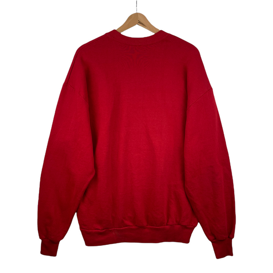 90s Jerzees Texas Tech NCAA Sweatshirt Red L