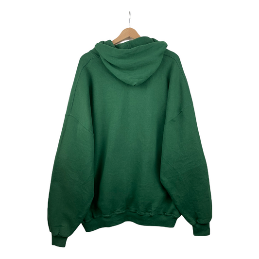 00s Russel Athletic Michigan State Hoodie Green XXXL
