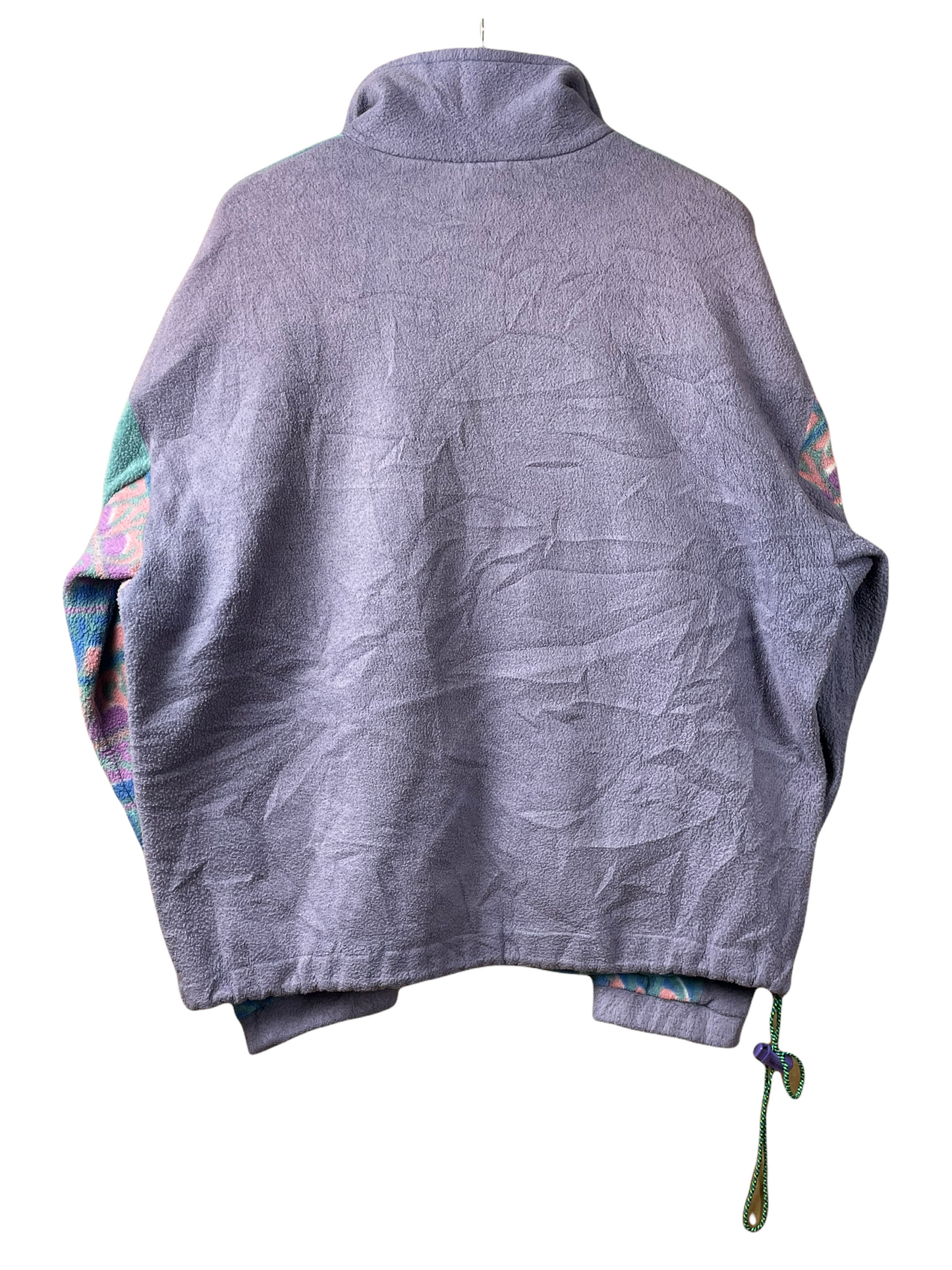 80s Salewa Crazy Fleece Green Purple M