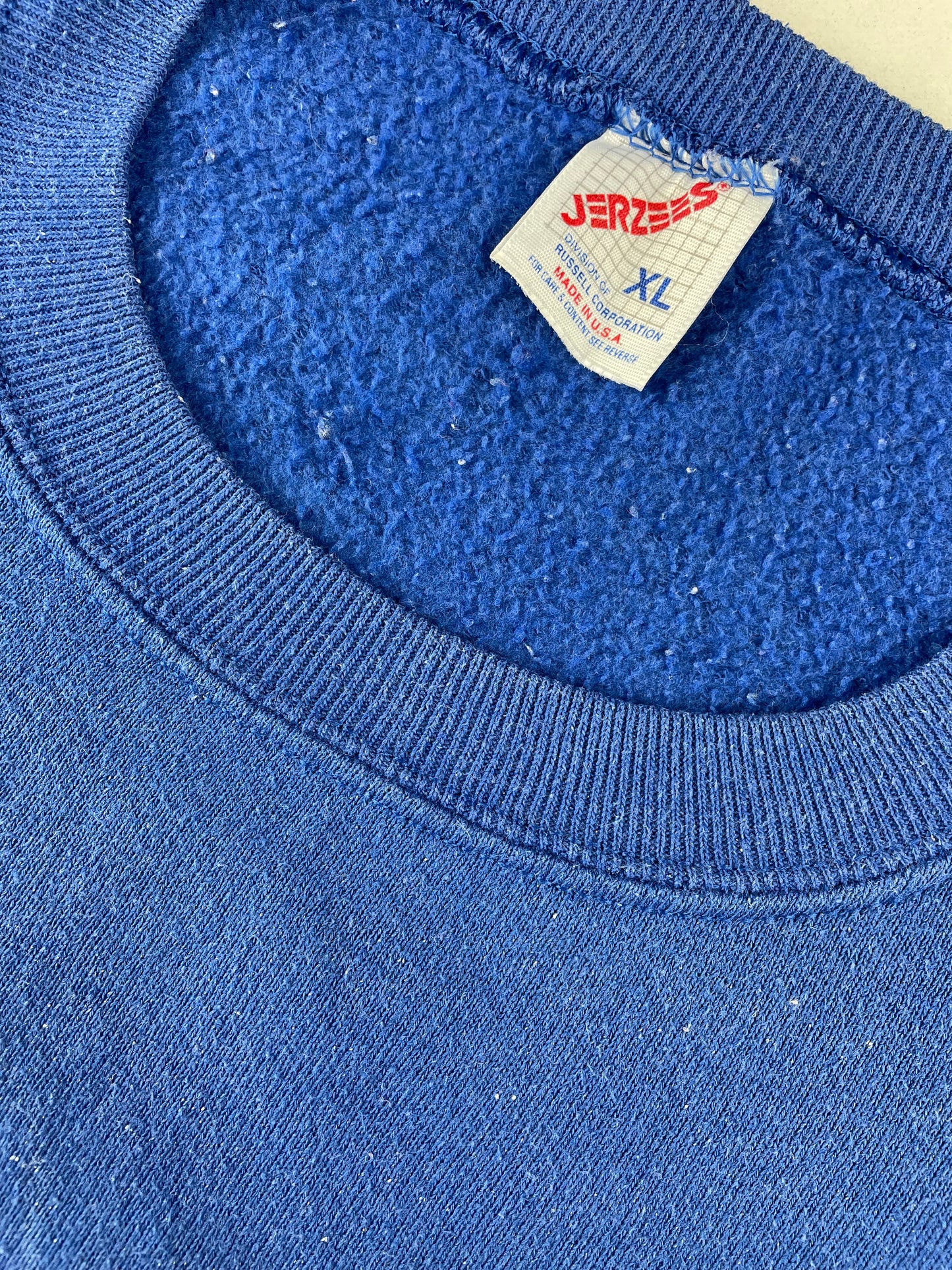 90s Jerzees Christmas Sweatshirt blue