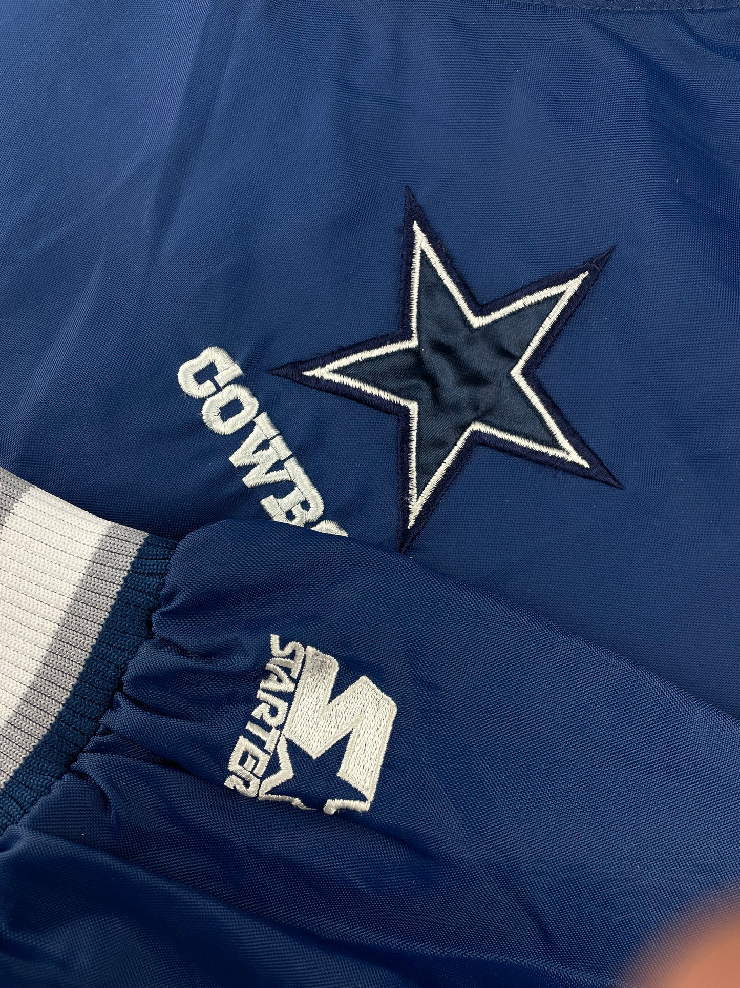 90s Starter Dallas Cowboys NFL Emmitt Smith Pullover Blue