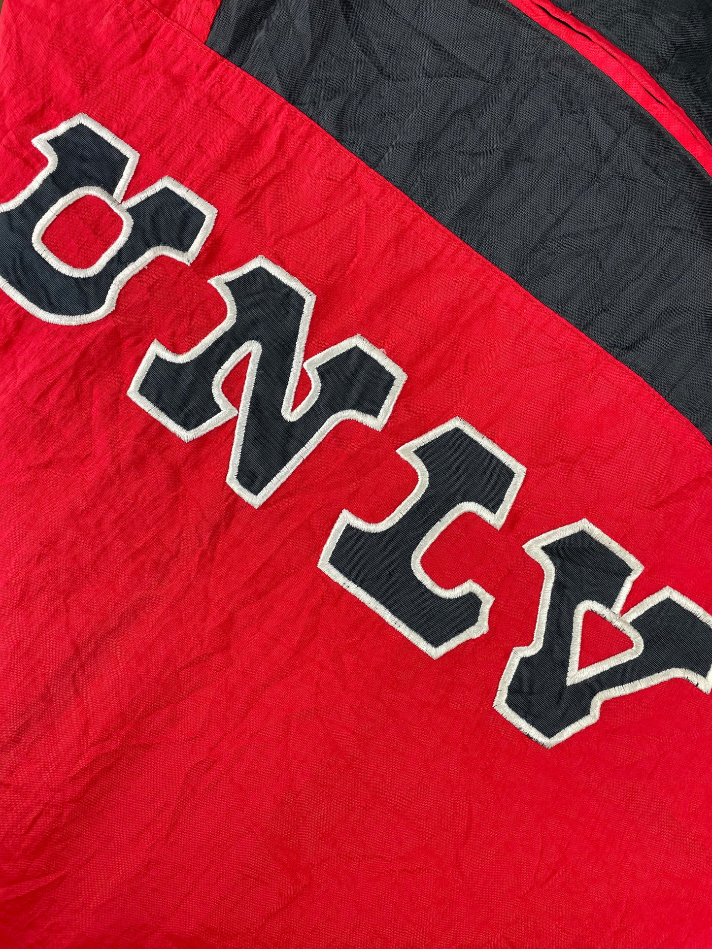 90s Apex One Varsity UNLV Rebels NCAA Jacket Red Black