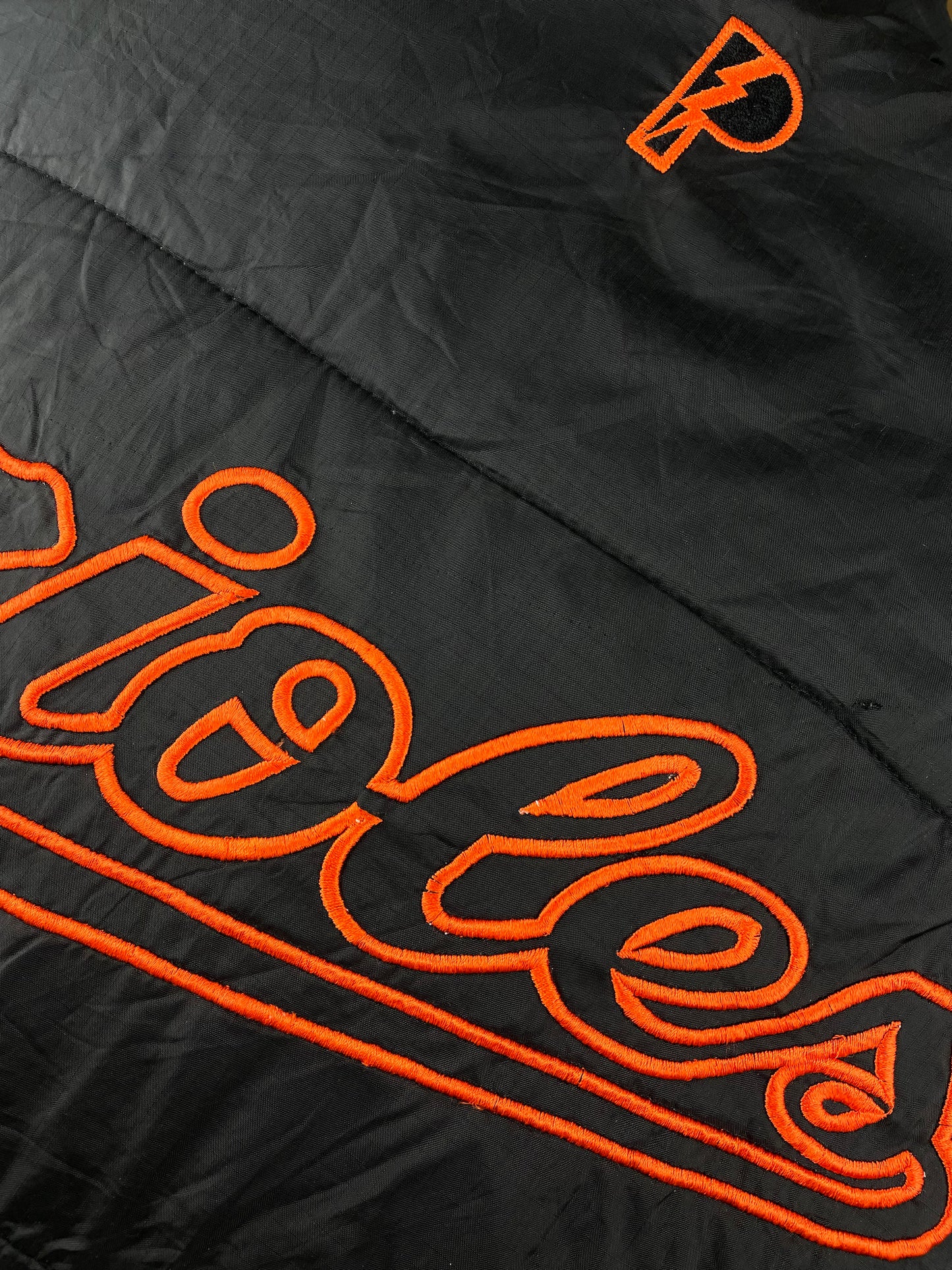 90s Pro Player Baltimore Orioles, MLB Jacket Black Orange