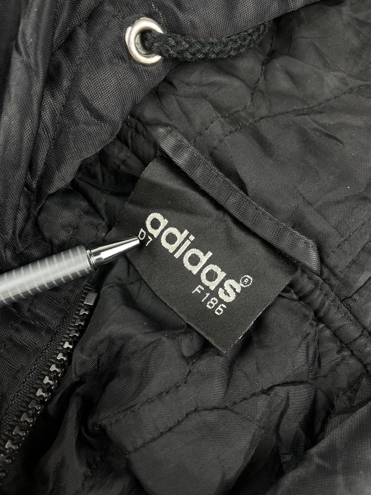 90s Adidas Jacket Black L