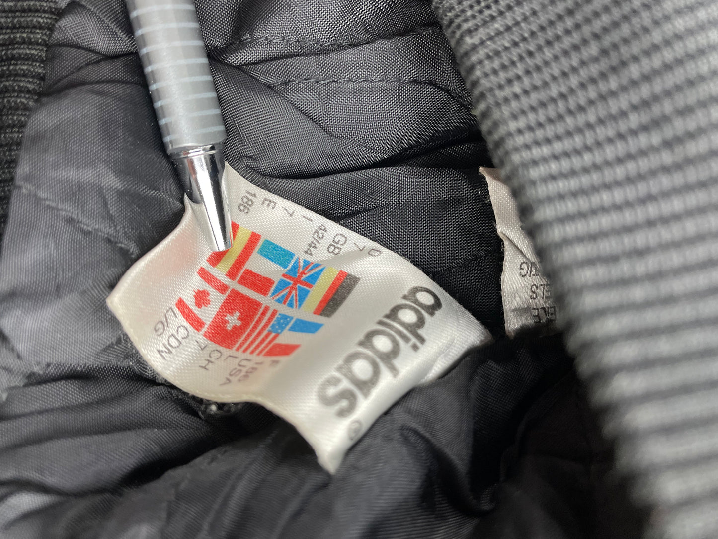 90s Adidas Jacket Black L