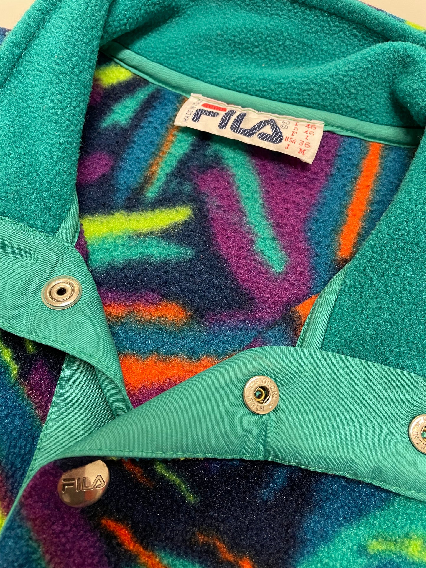 90s Fila Fleece Red  M