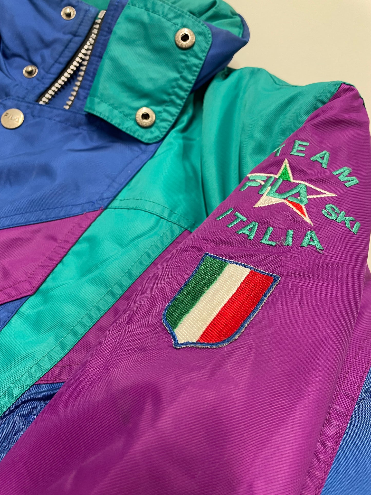 90s Fila Jacket Blue Purple S