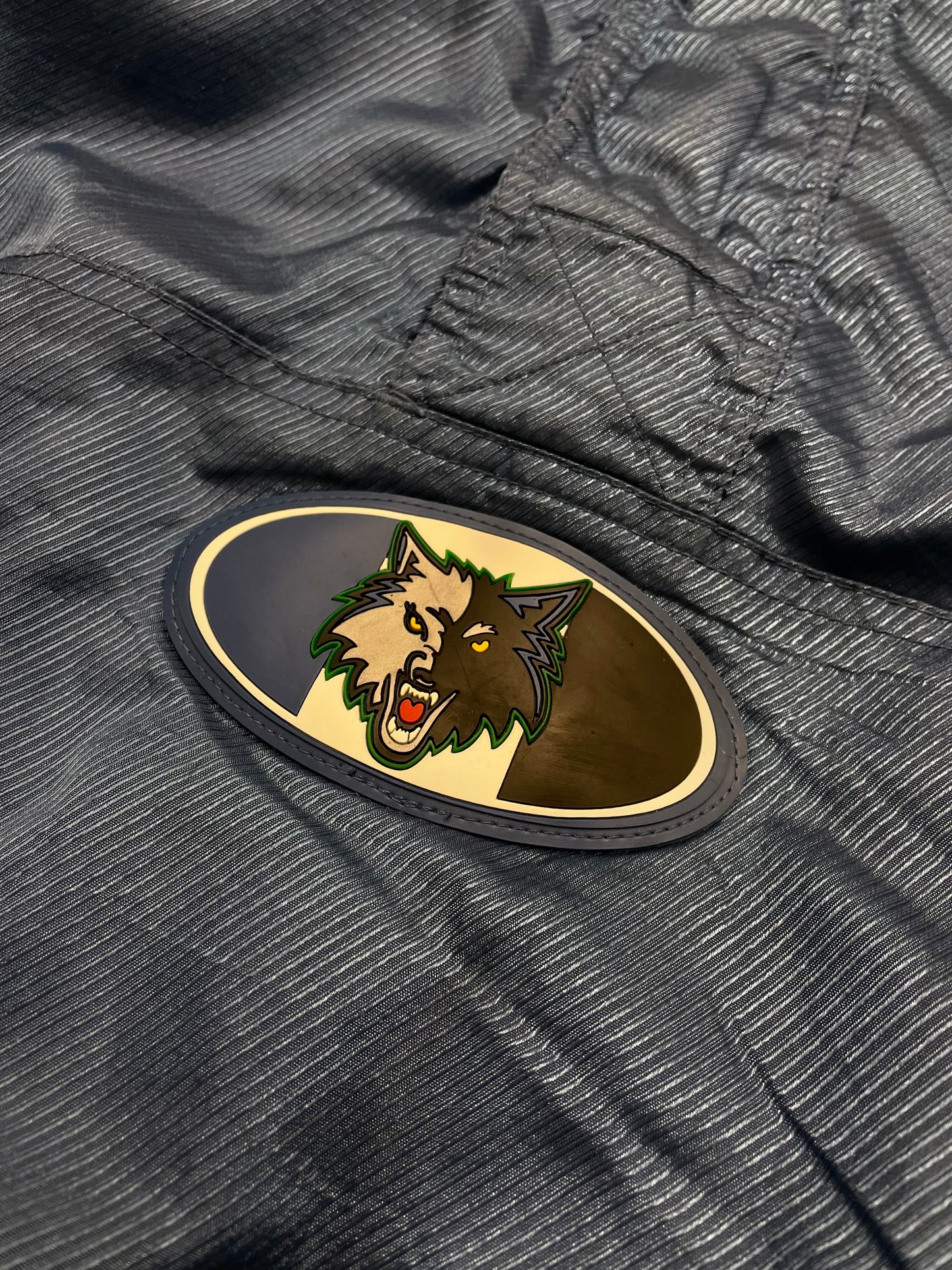 90s Starter Minnesota Timberwolves NBA Jacket Blue Silver L