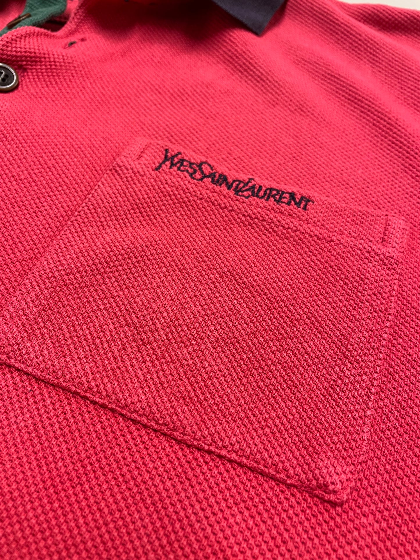 90s Yves Saint Laurent Sweatshirt Red XL