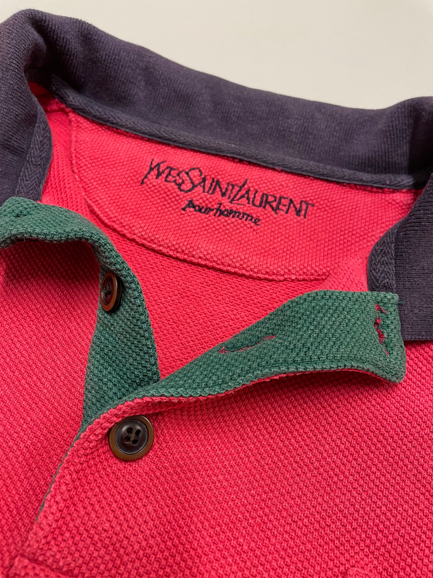 90s Yves Saint Laurent Sweatshirt Red XL