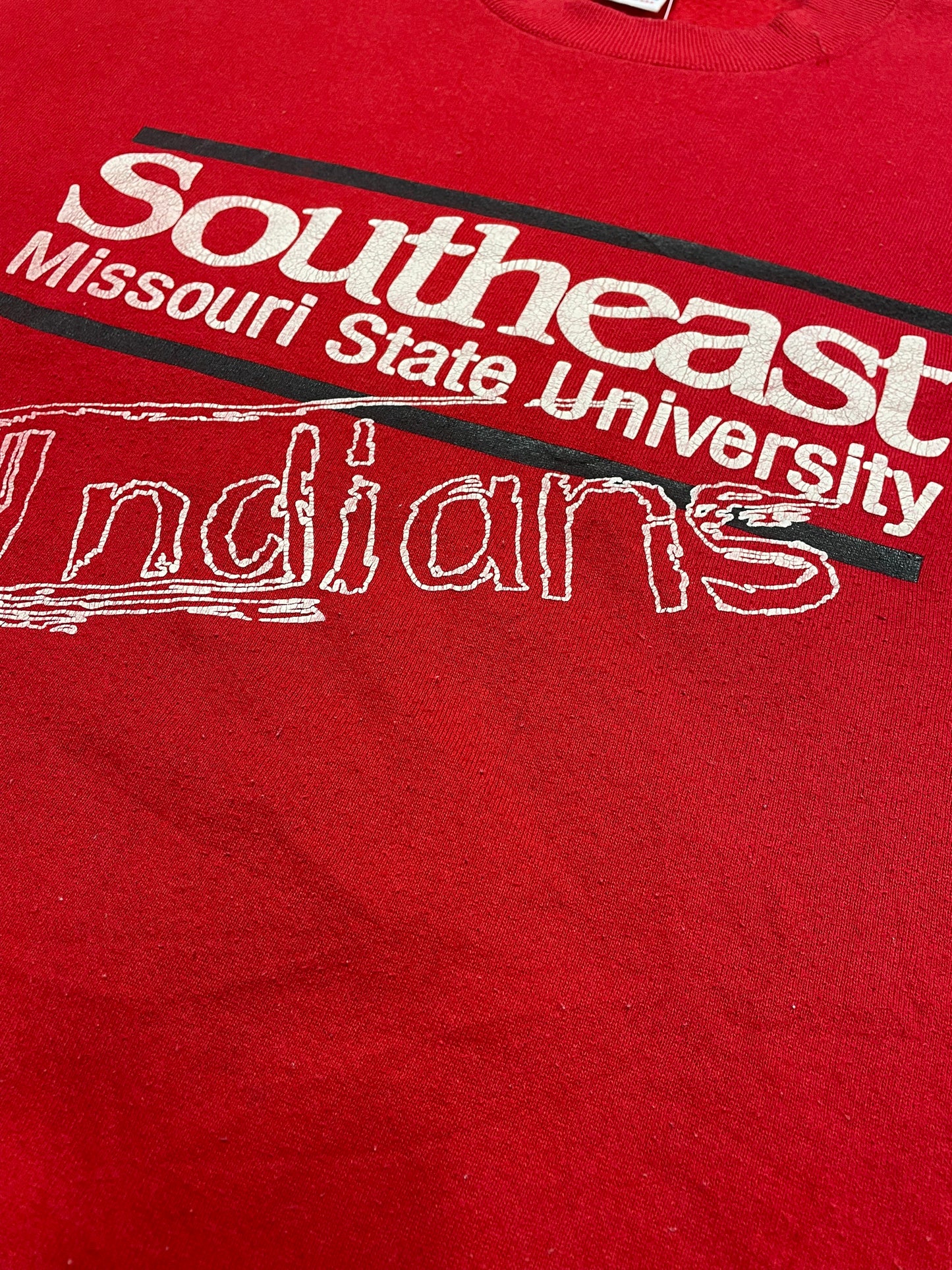 90s Jerzees Southern Missouri State University NCAA Sweatshirt Red L