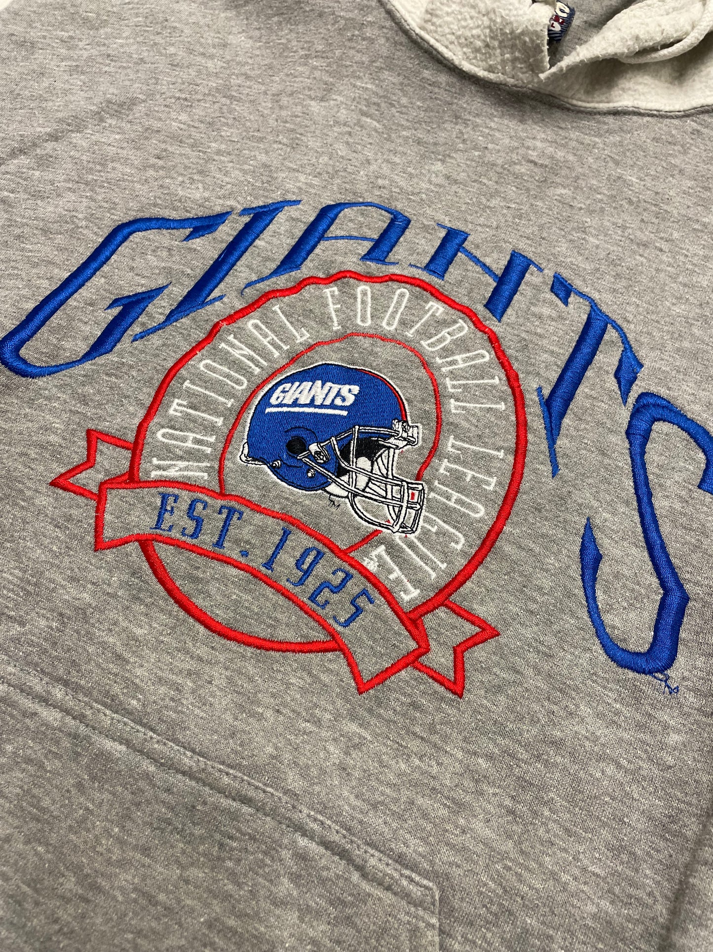 90s Lee Sport New York Giants NFL Hoodie Grey