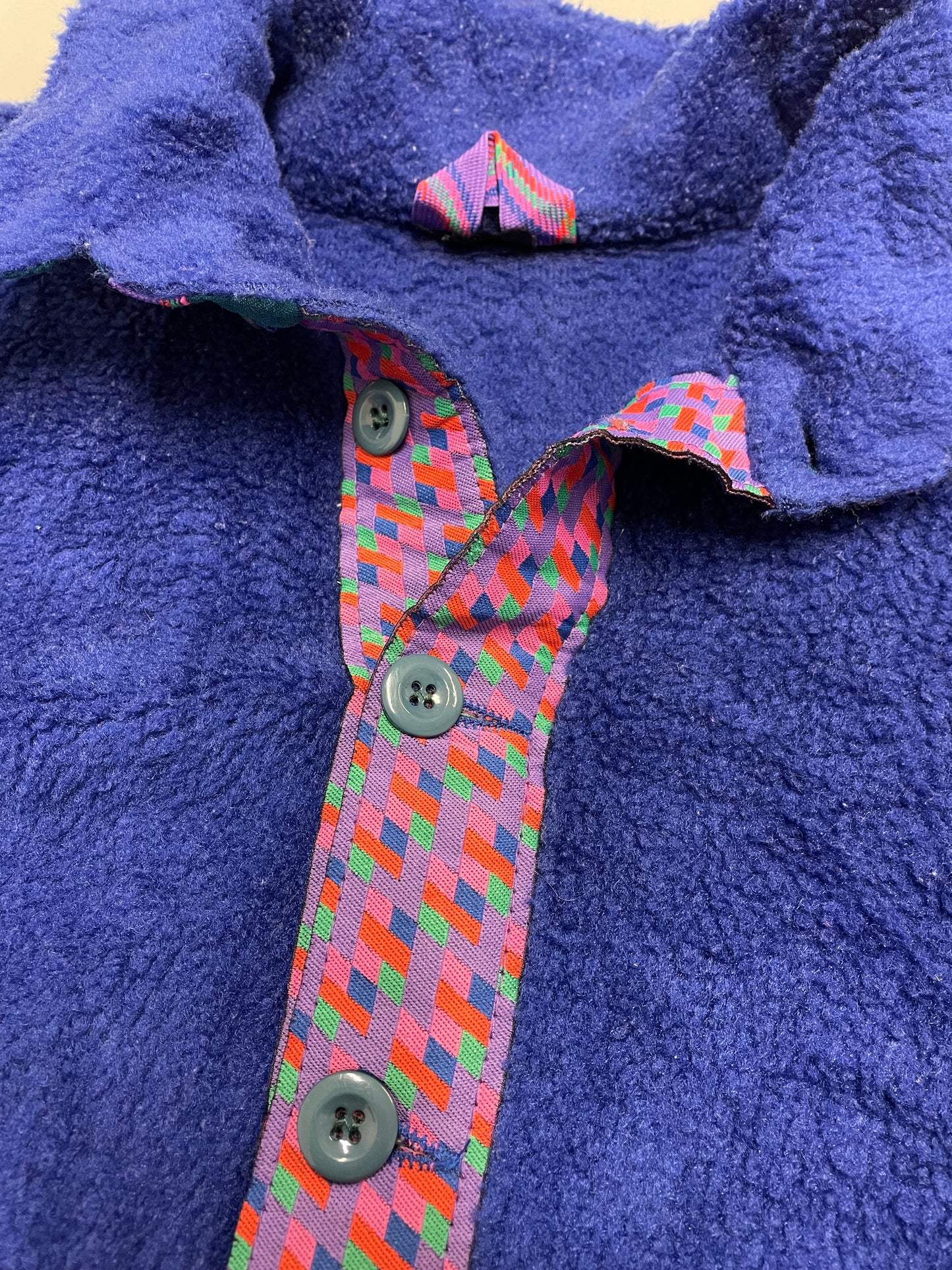 90s HellyHansen Propile Crazy Fleece Blue M