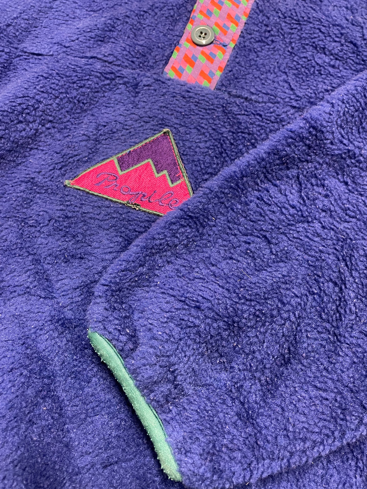 90s HellyHansen Propile Crazy Fleece Blue M