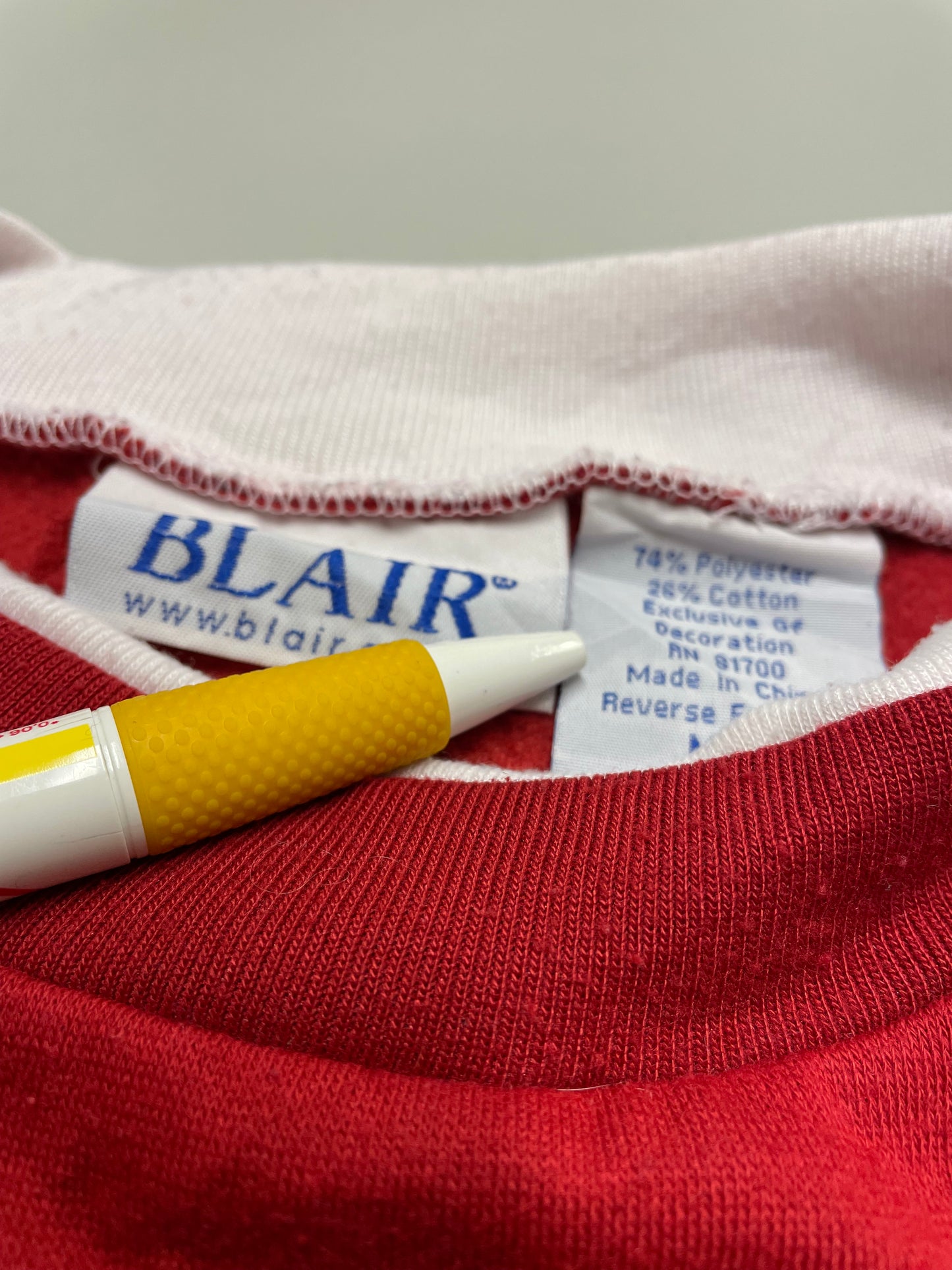 00s Blair Christmas Sweatshirt Red M