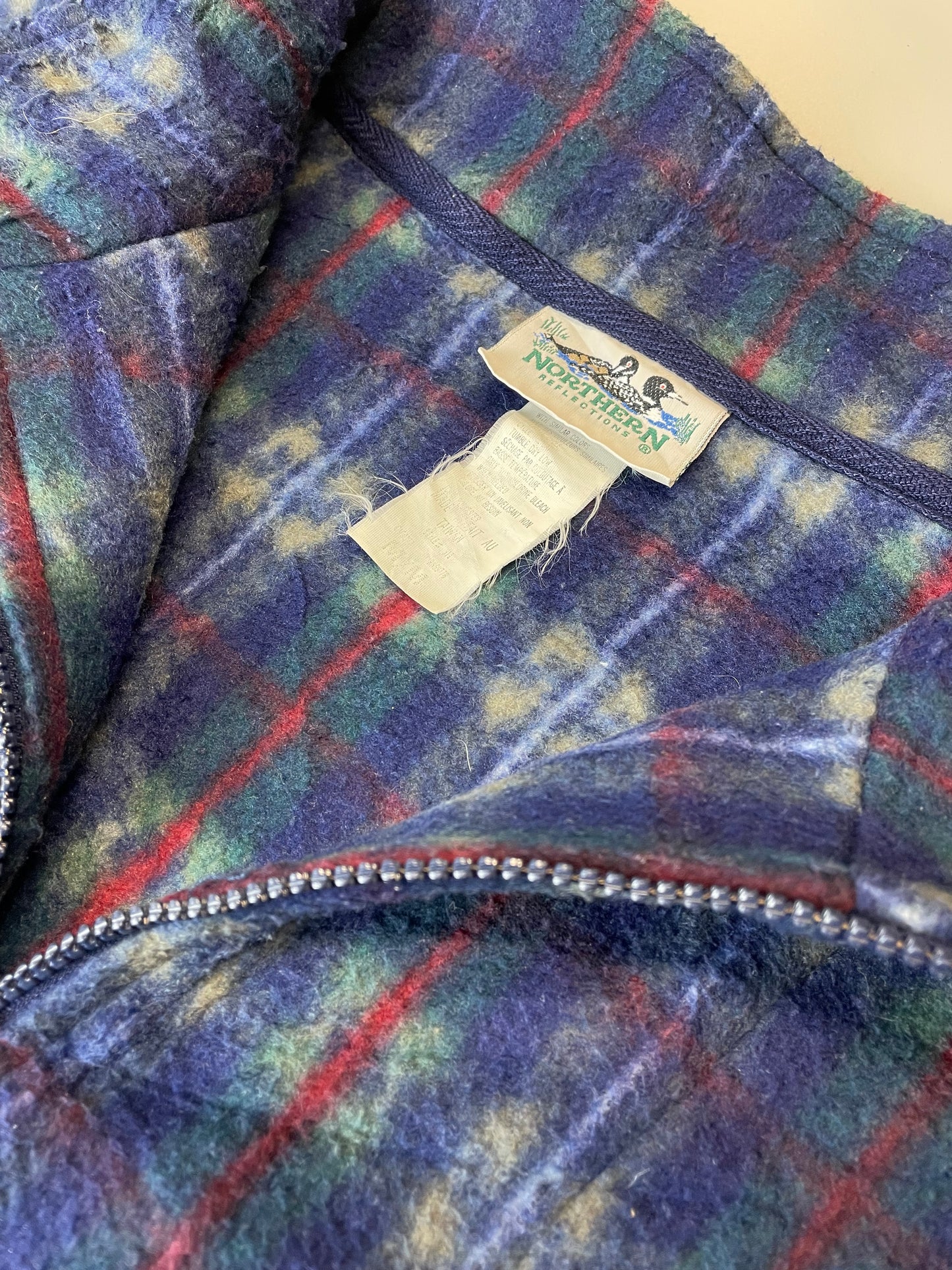 00s Northern Reflections Crazy Fleece Blue M