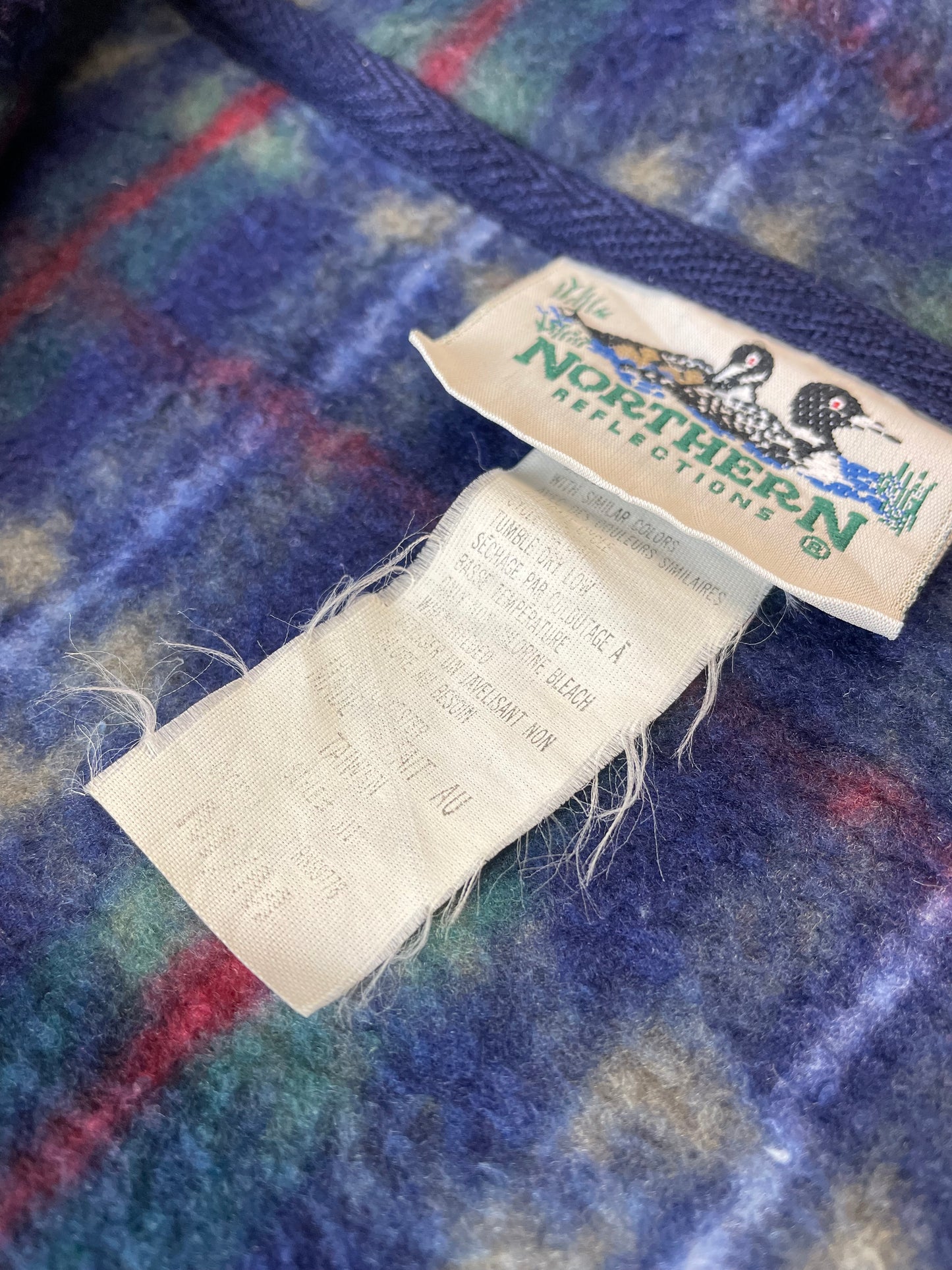 00s Northern Reflections Crazy Fleece Blue M