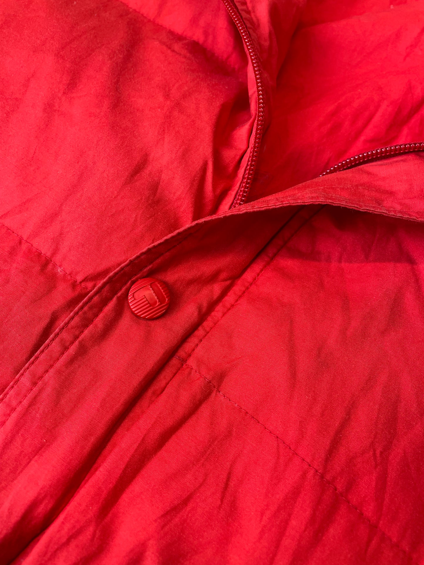 90s Fila Puffer Jacket Red XL