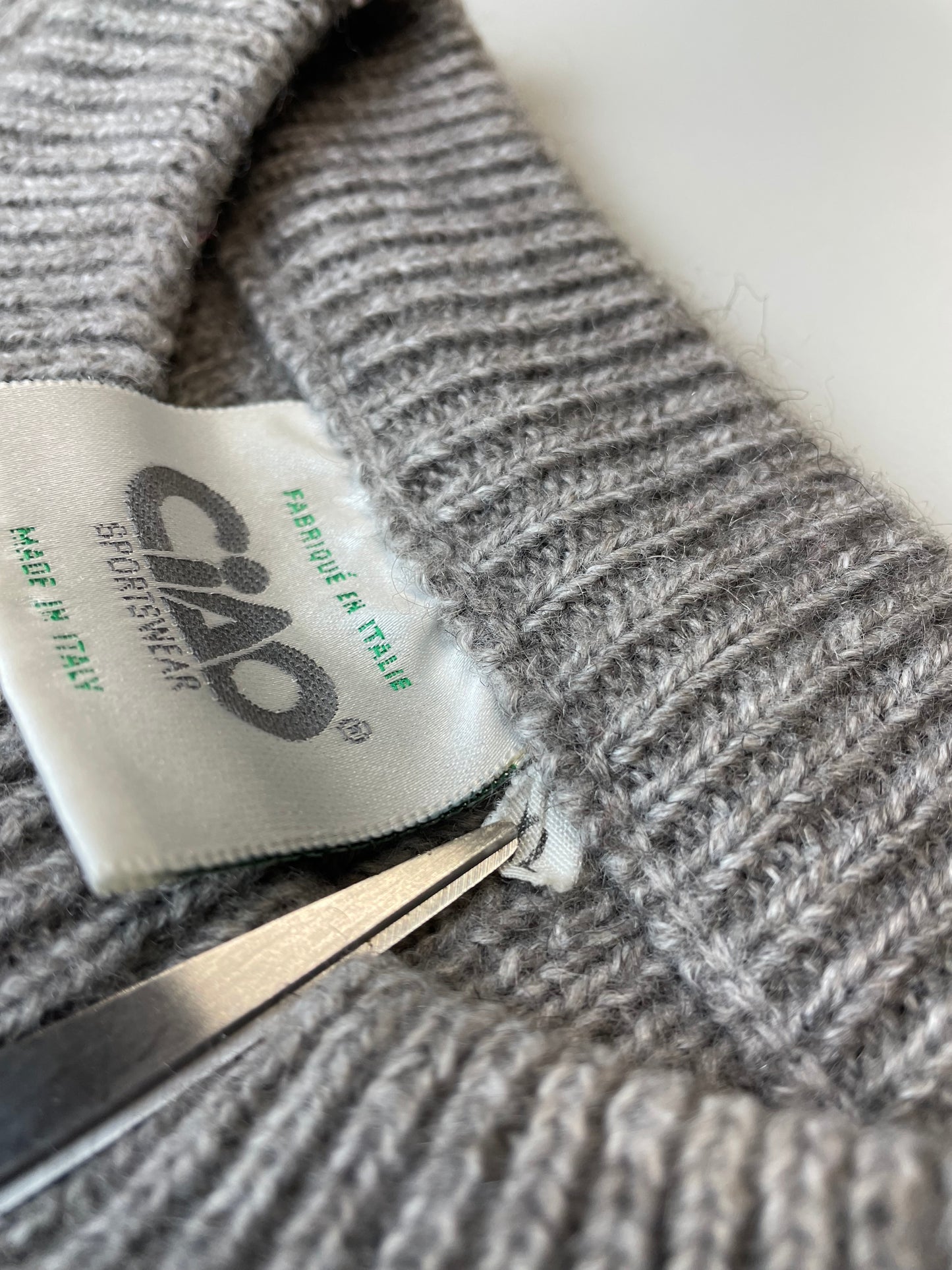 90s Ciao Sportswear Knit Grey XL