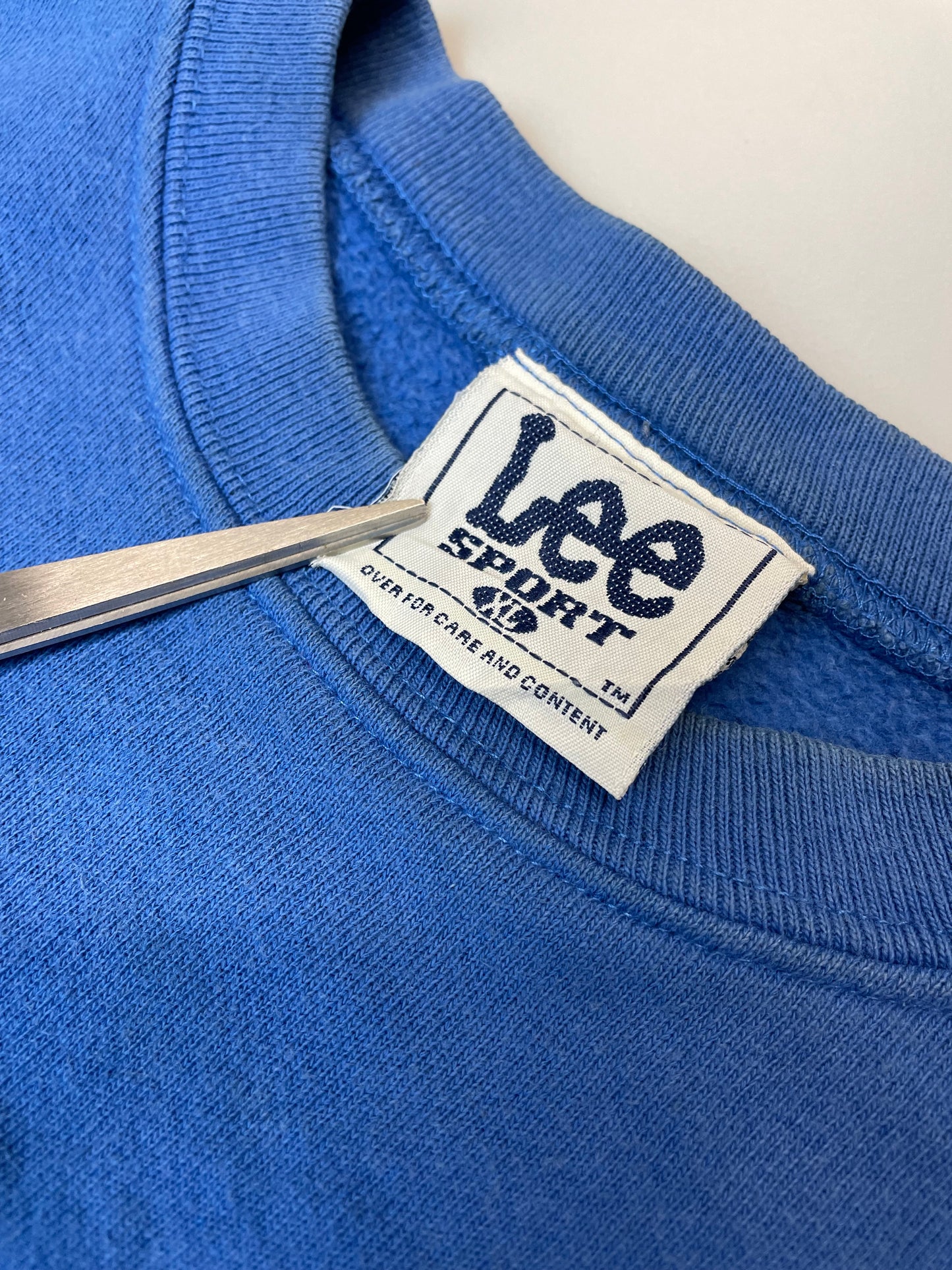 90s Lee Sport St.Louis Rams NFL Sweatshirt Blue XL