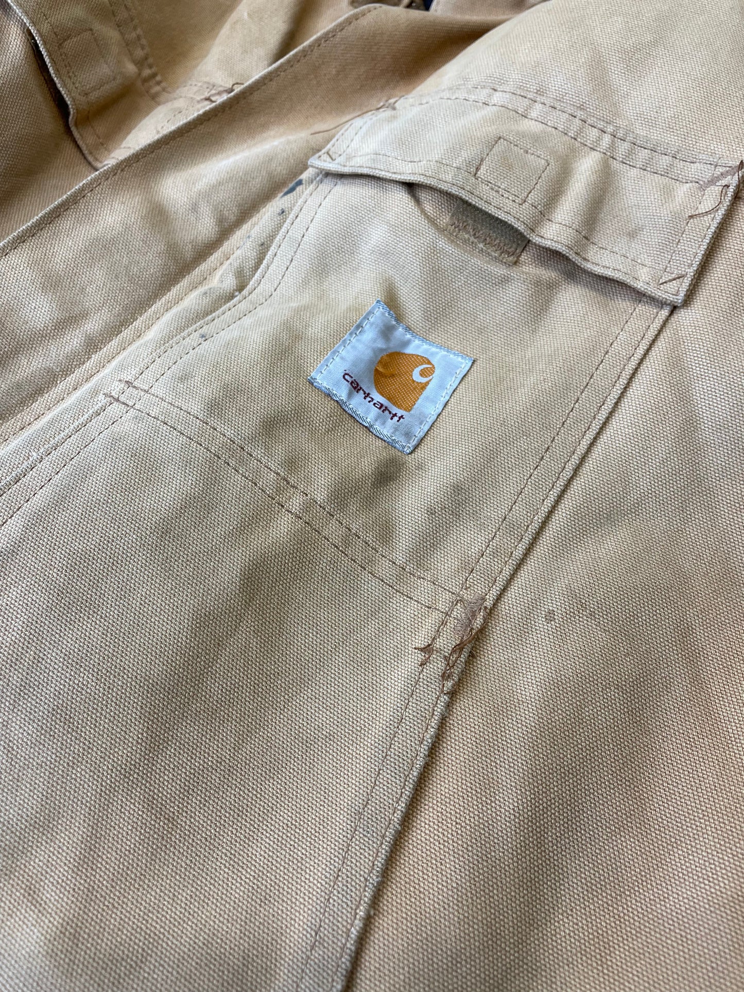 00s Carhartt Jacket Beige Brown