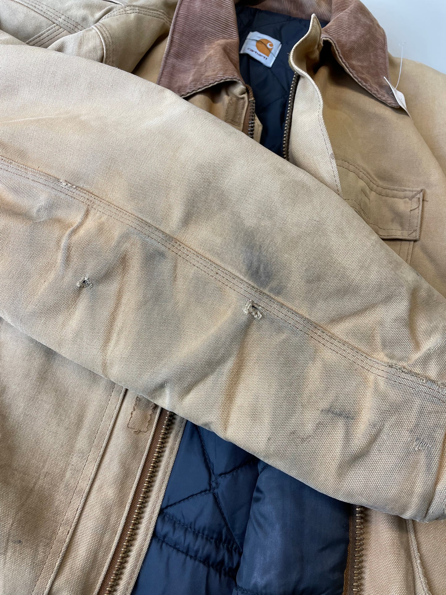 00s Carhartt Jacket Beige Brown