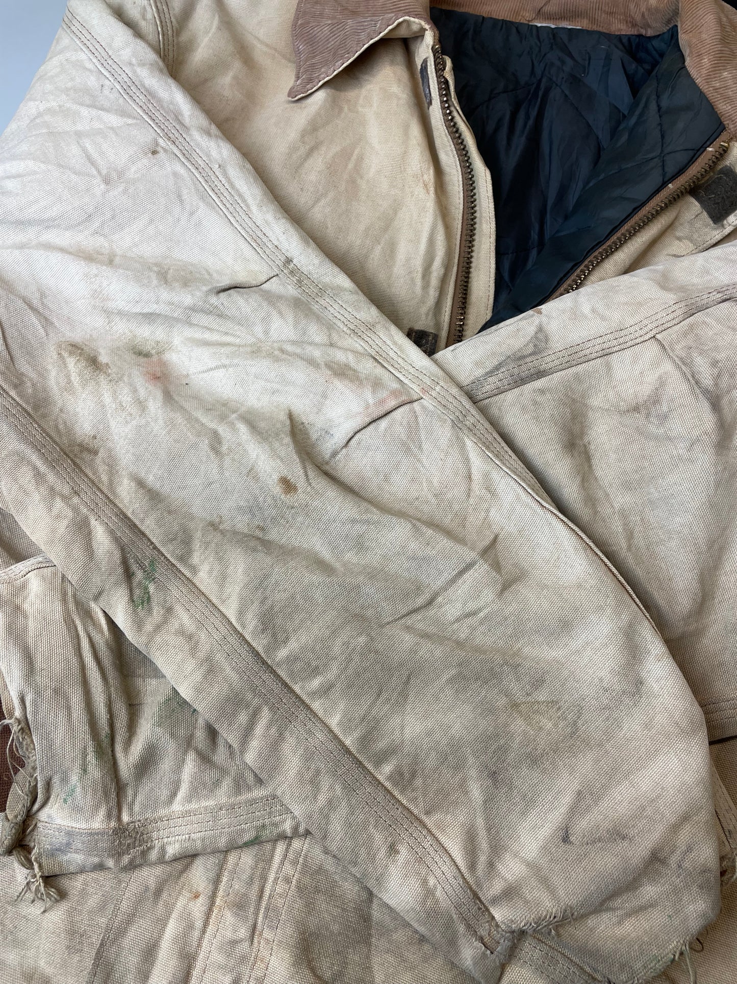 00s Carhartt Jacket Beige Brown L