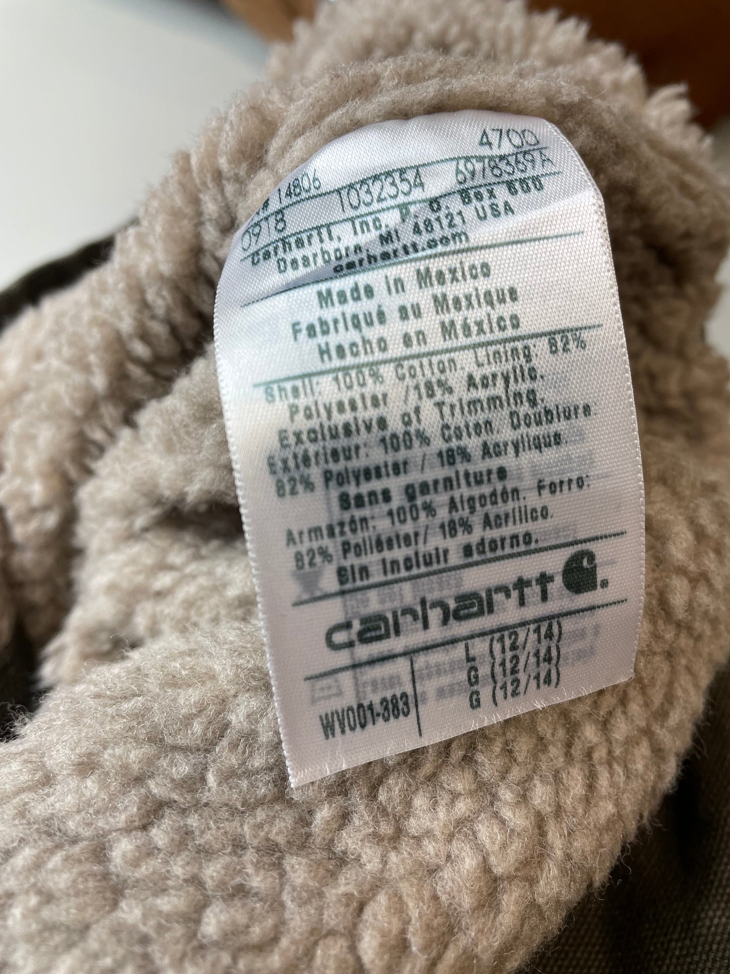 00s Carhartt Vest Olive L/M