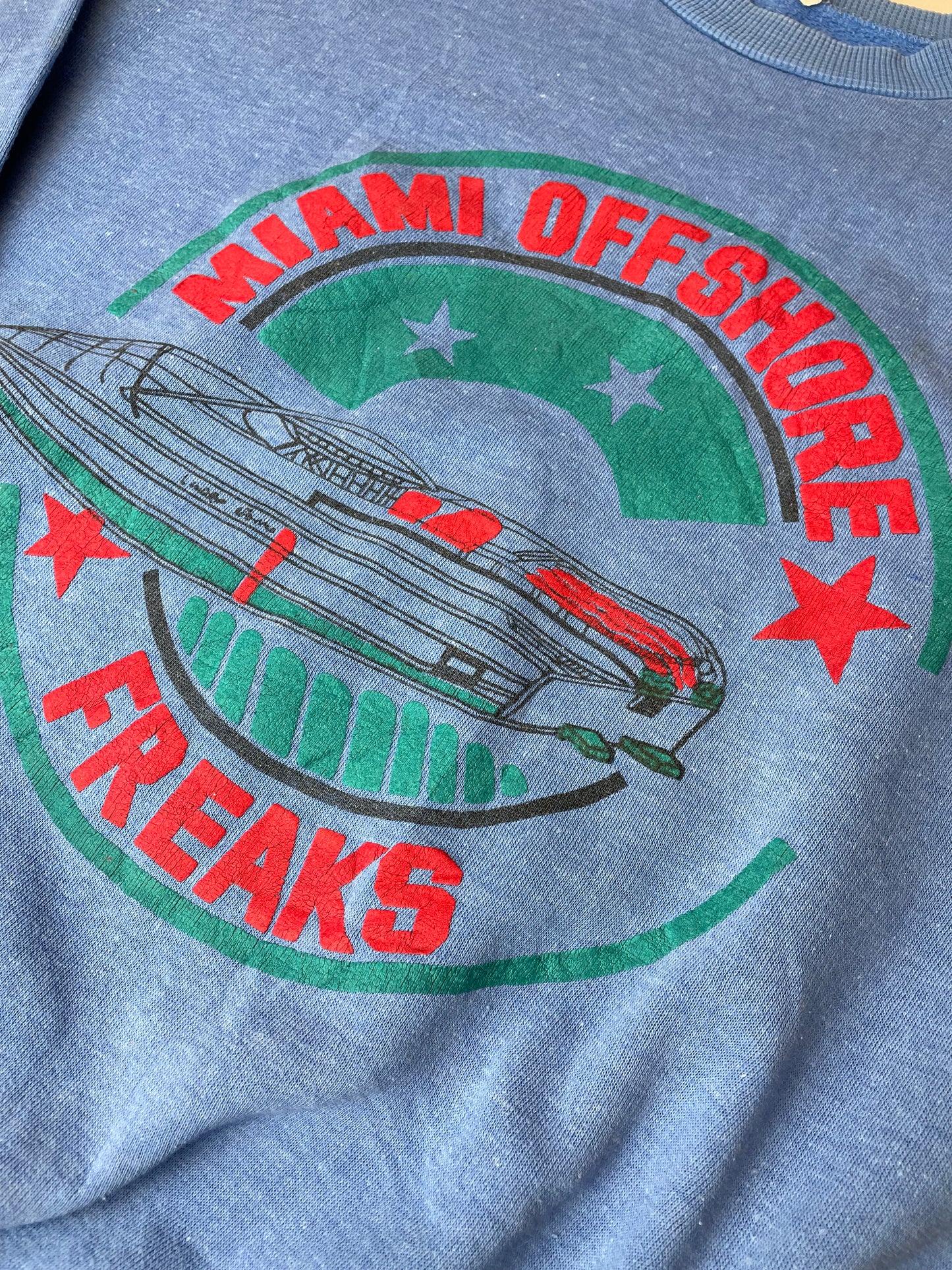 80s Unbranded Sweatshirt Blue