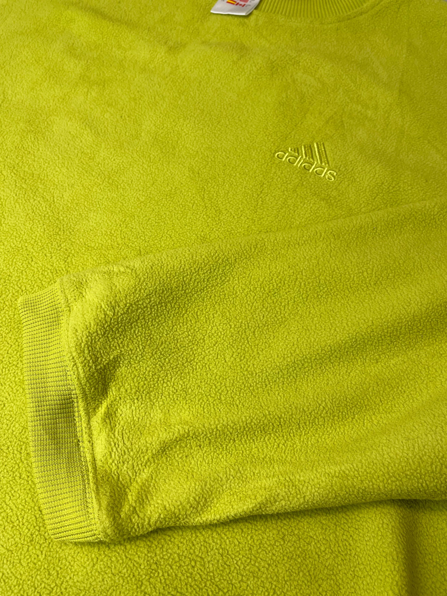 00s Adidas Fleece Yellow Neon