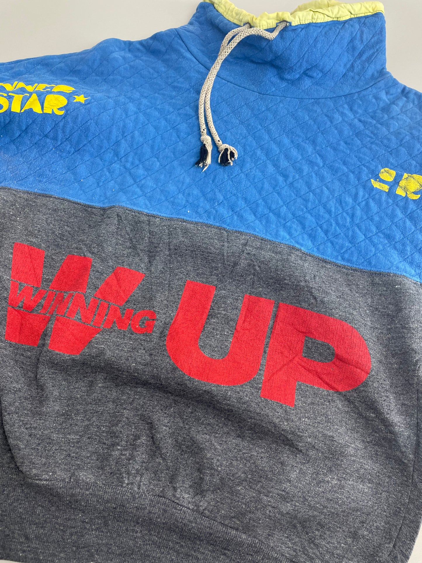 80s Unbranded Sweatshirt Blue Grey S